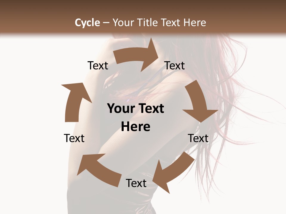 Portrait Looking Beautiful PowerPoint Template