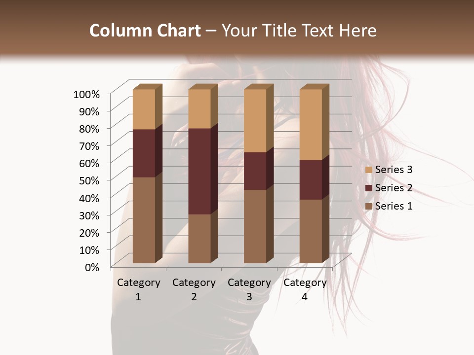 Portrait Looking Beautiful PowerPoint Template