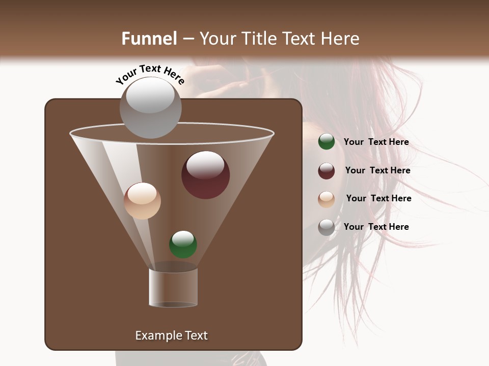 Portrait Looking Beautiful PowerPoint Template