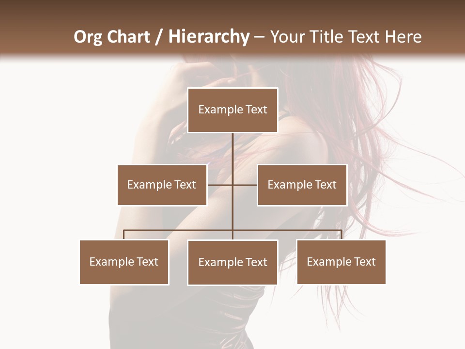 Portrait Looking Beautiful PowerPoint Template