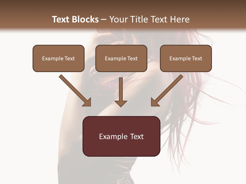 Portrait Looking Beautiful PowerPoint Template