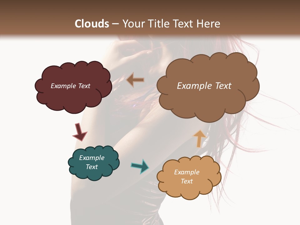 Portrait Looking Beautiful PowerPoint Template