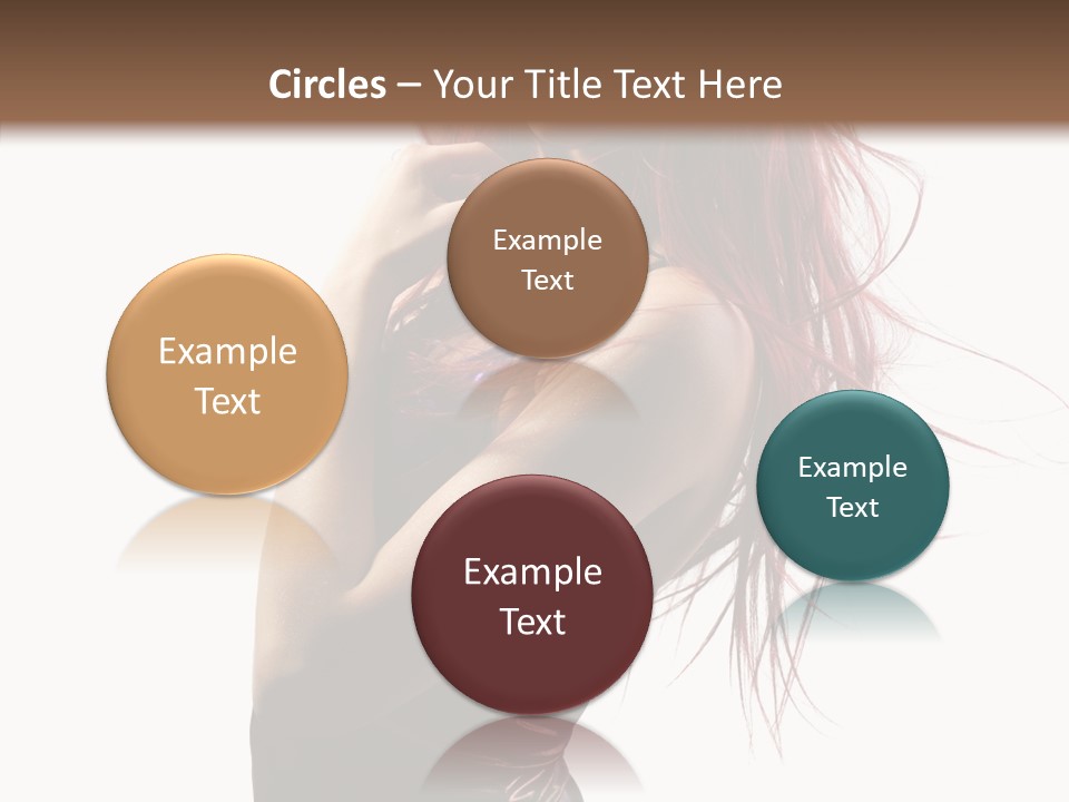 Portrait Looking Beautiful PowerPoint Template