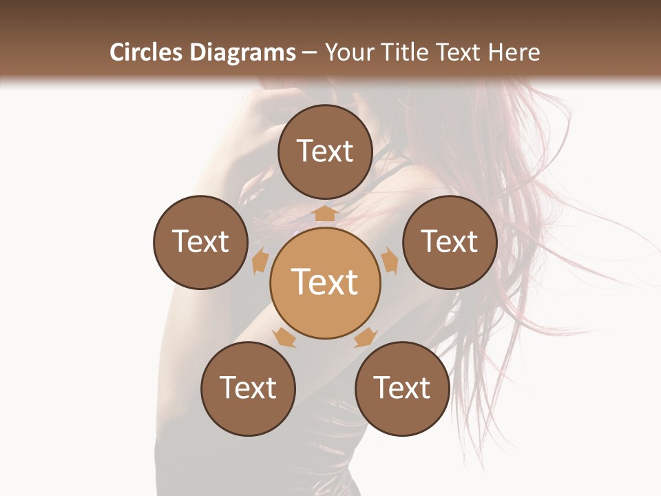 Portrait Looking Beautiful PowerPoint Template