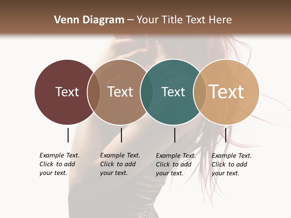 Portrait Looking Beautiful PowerPoint Template