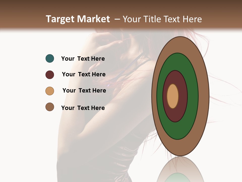 Portrait Looking Beautiful PowerPoint Template