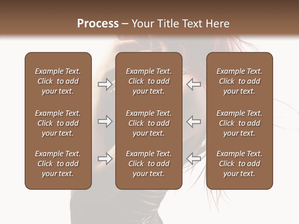 Portrait Looking Beautiful PowerPoint Template