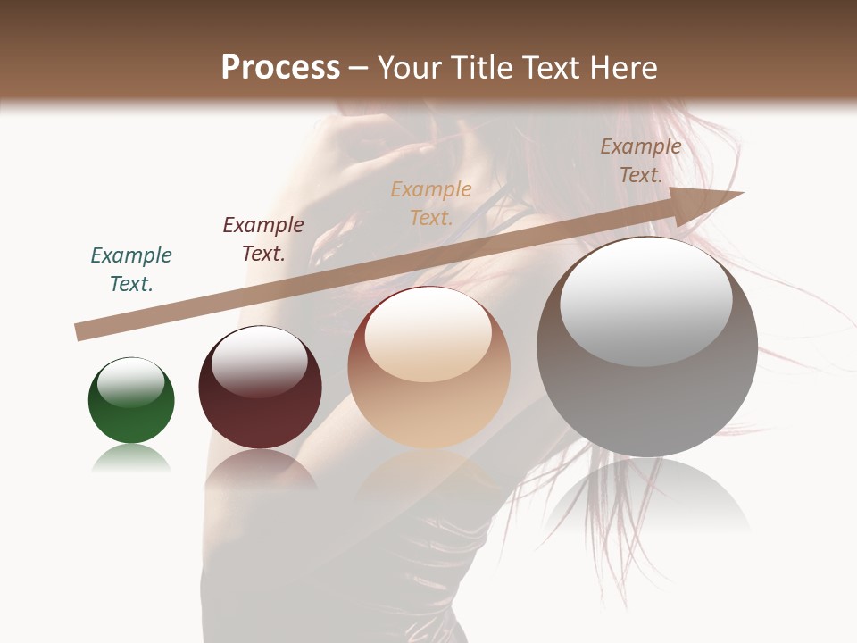 Portrait Looking Beautiful PowerPoint Template