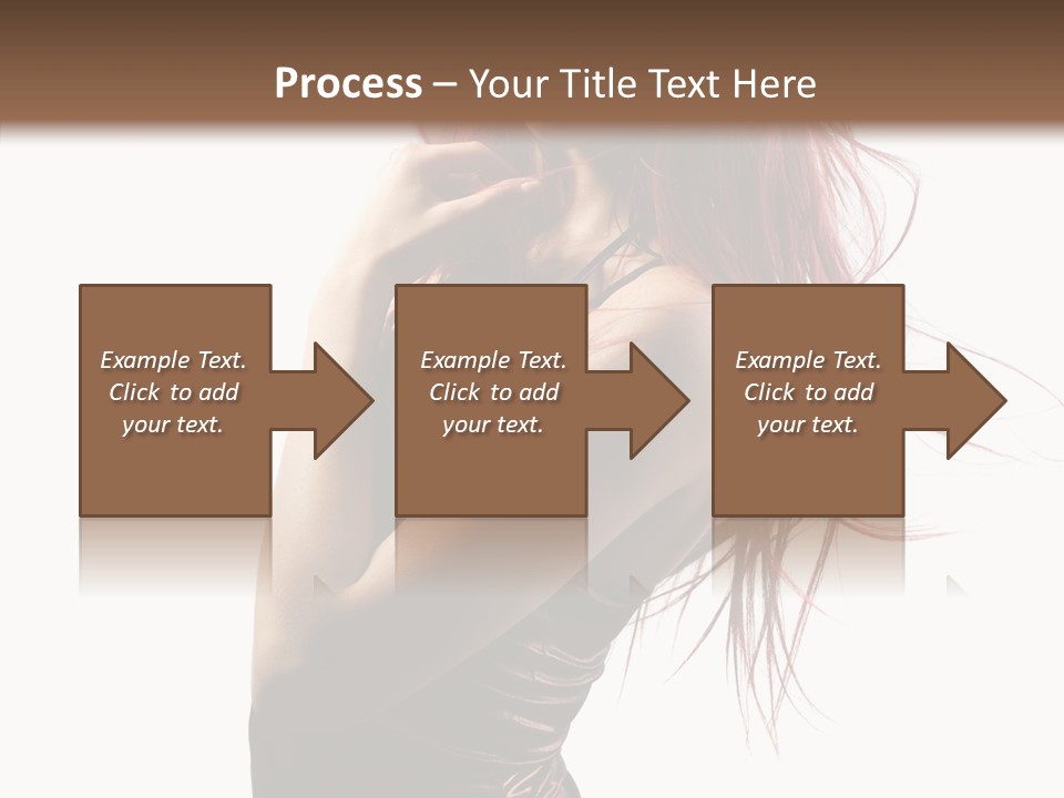 Portrait Looking Beautiful PowerPoint Template