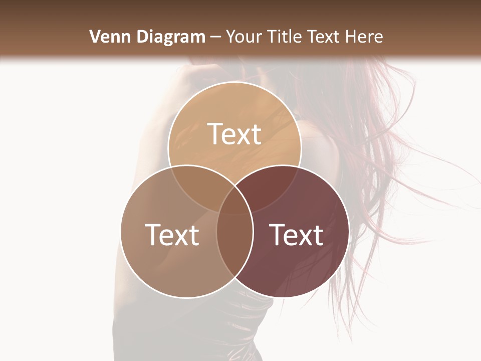 Portrait Looking Beautiful PowerPoint Template