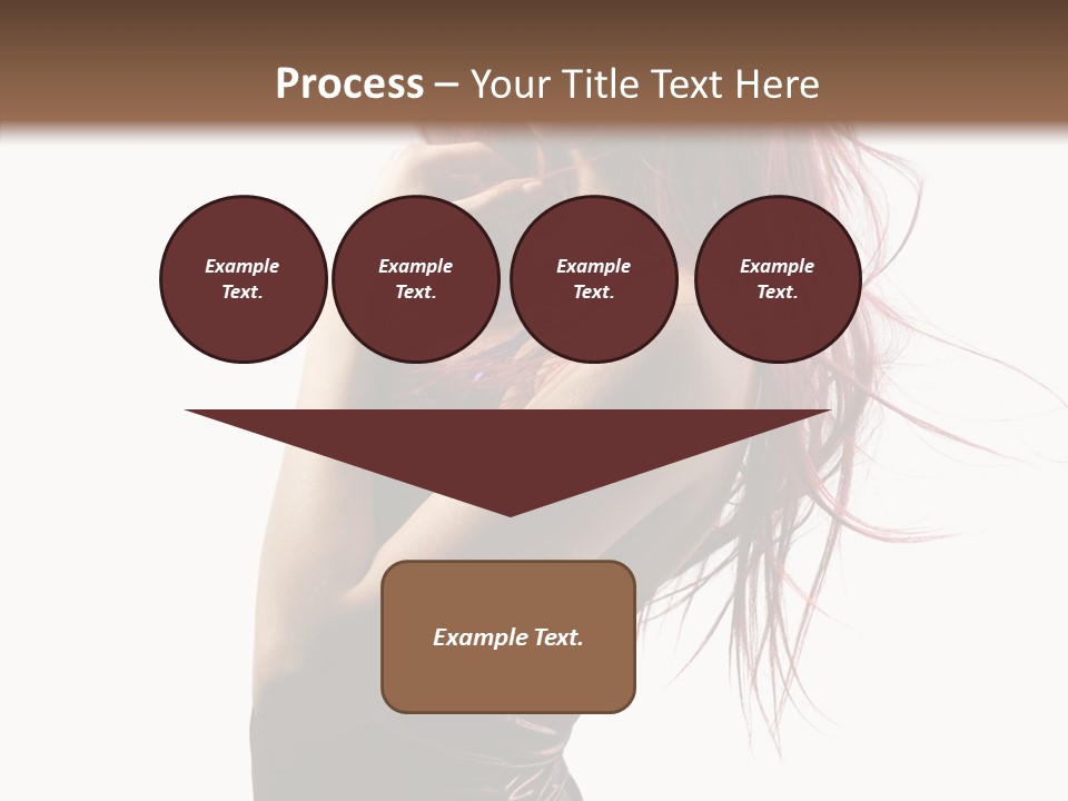 Portrait Looking Beautiful PowerPoint Template