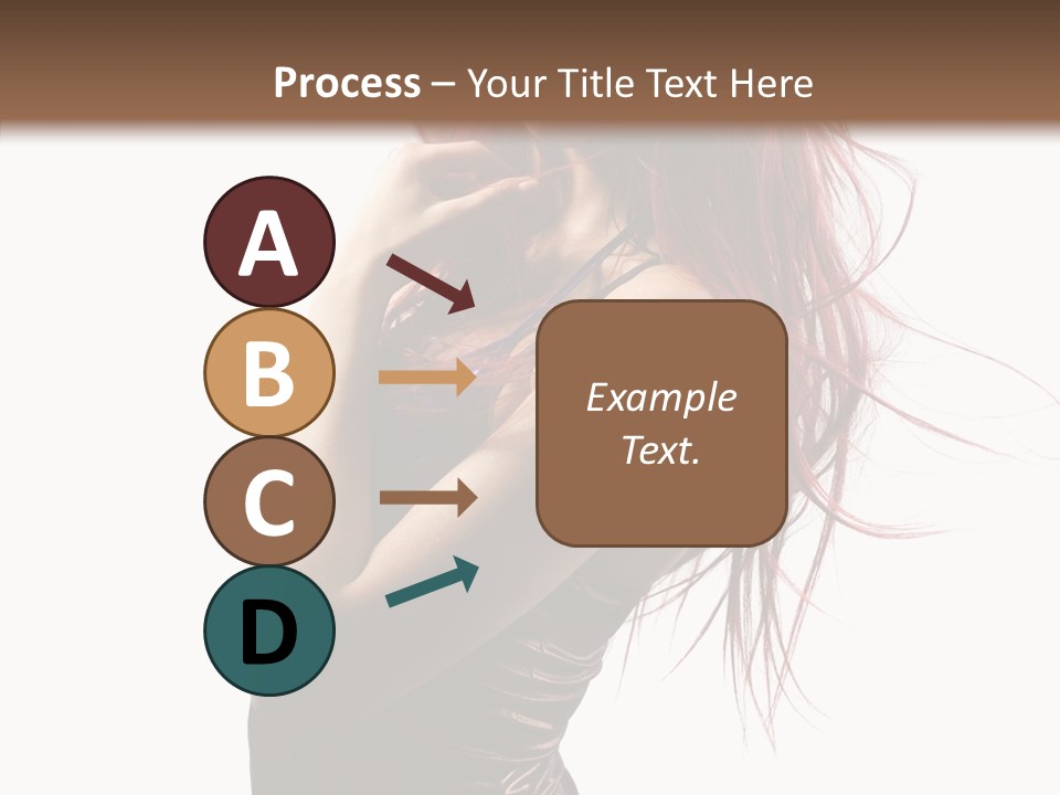 Portrait Looking Beautiful PowerPoint Template