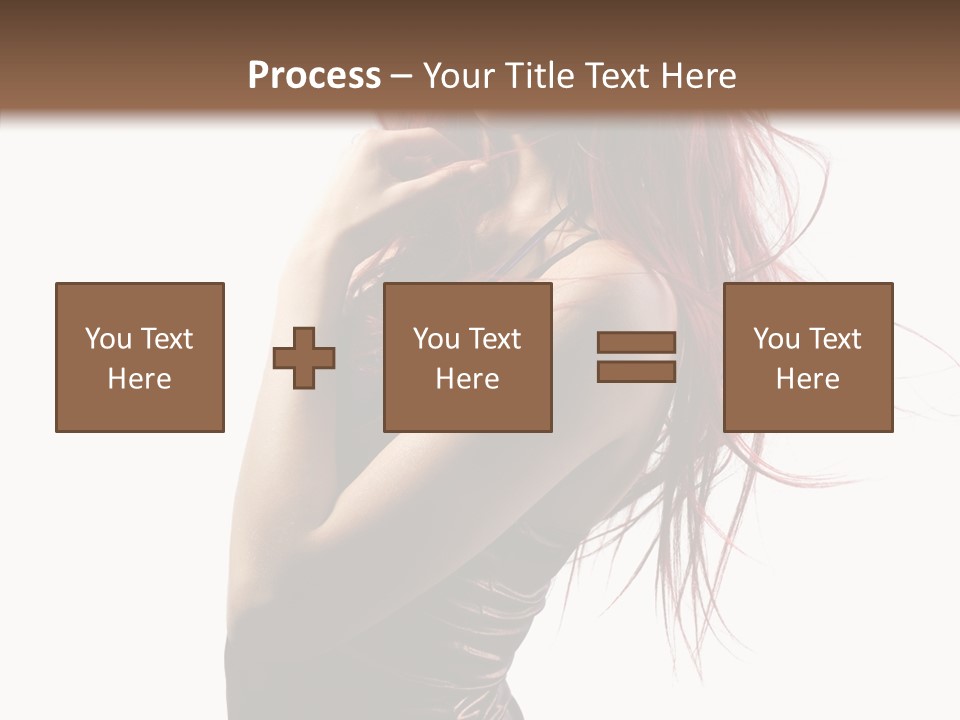 Portrait Looking Beautiful PowerPoint Template