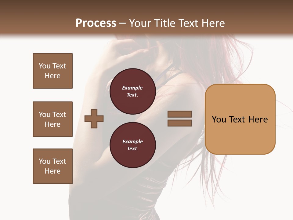 Portrait Looking Beautiful PowerPoint Template