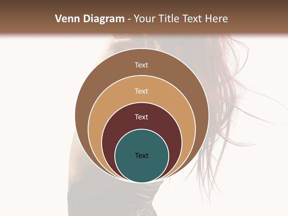 Portrait Looking Beautiful PowerPoint Template