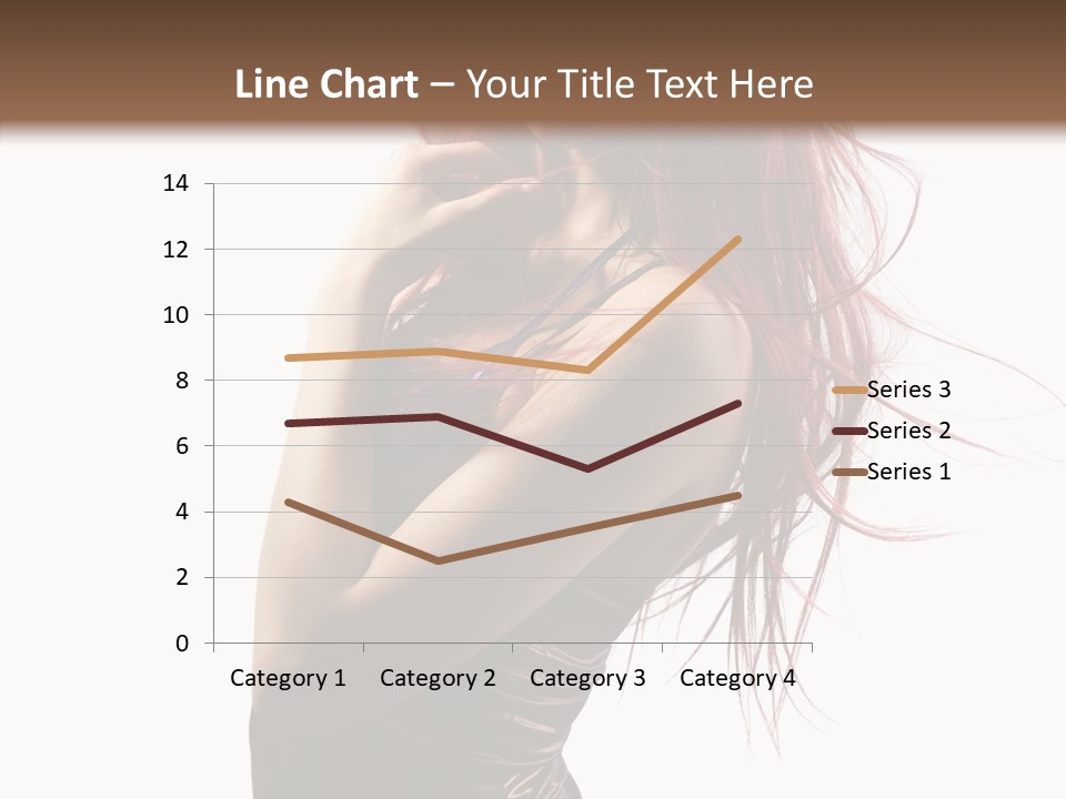 Portrait Looking Beautiful PowerPoint Template