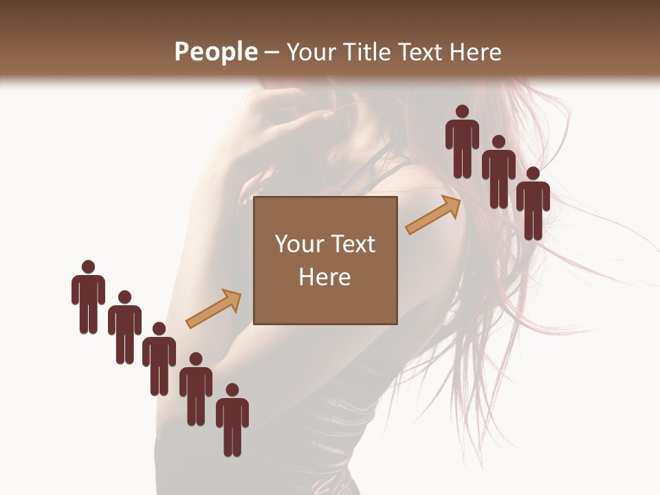 Portrait Looking Beautiful PowerPoint Template