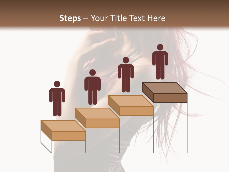 Portrait Looking Beautiful PowerPoint Template