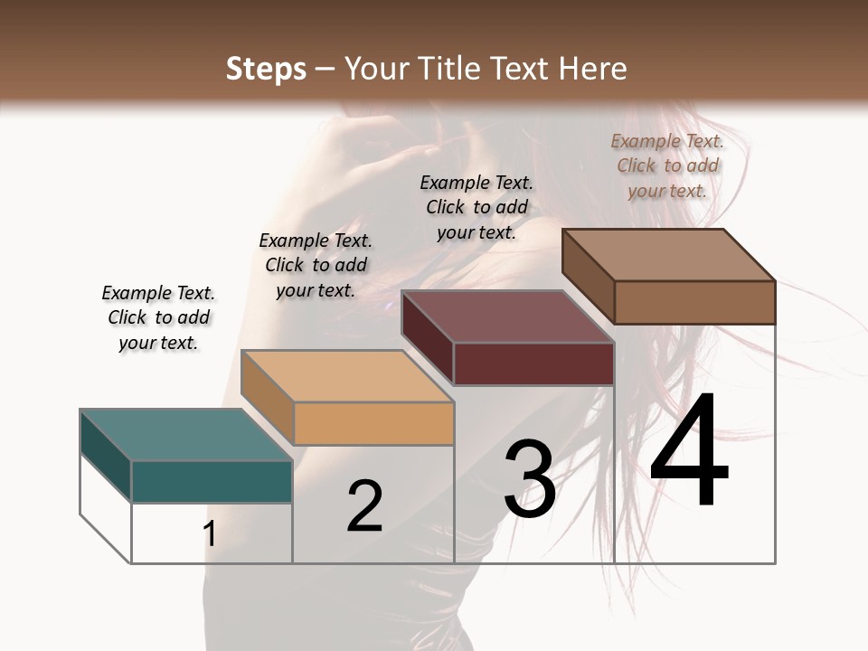 Portrait Looking Beautiful PowerPoint Template