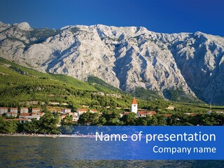 Dalmatia Kirk Mountain PowerPoint Template