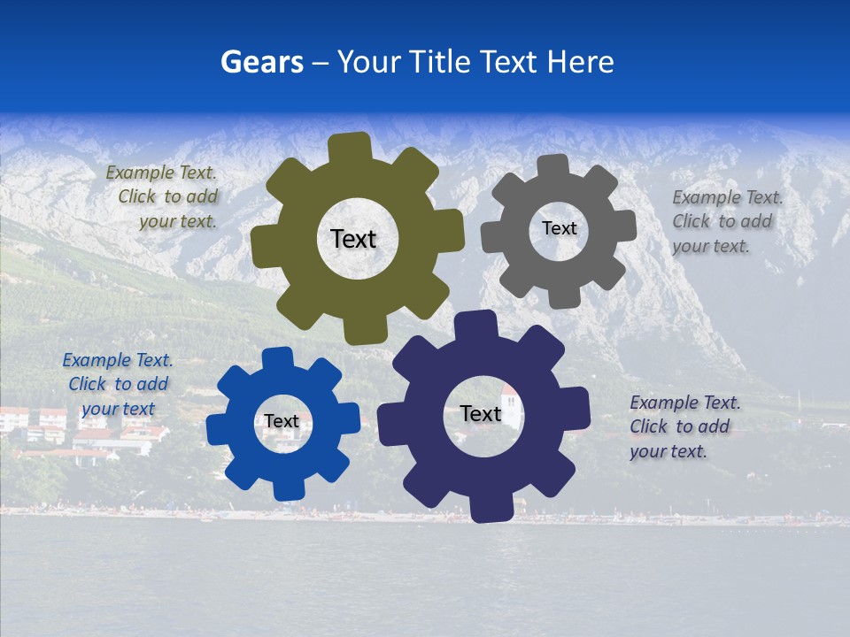 Dalmatia Kirk Mountain PowerPoint Template