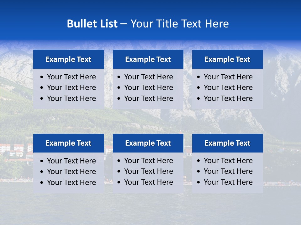 Dalmatia Kirk Mountain PowerPoint Template