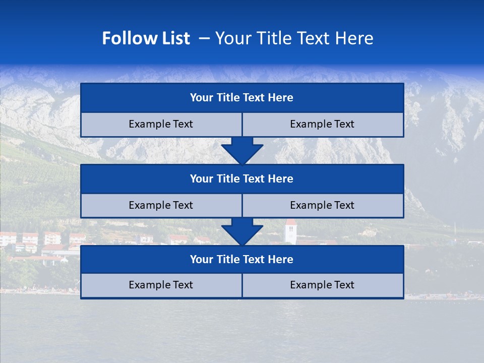 Dalmatia Kirk Mountain PowerPoint Template