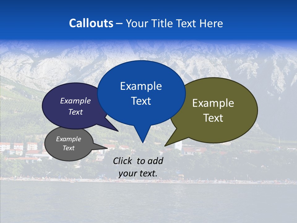 Dalmatia Kirk Mountain PowerPoint Template