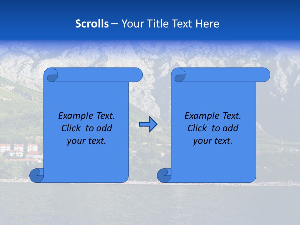 Dalmatia Kirk Mountain PowerPoint Template