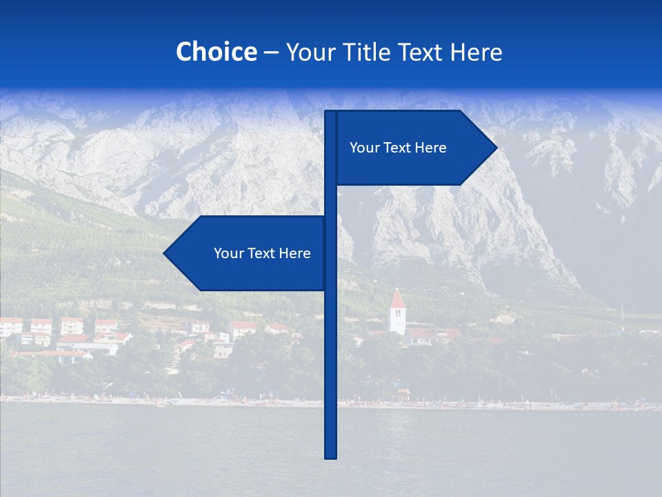 Dalmatia Kirk Mountain PowerPoint Template