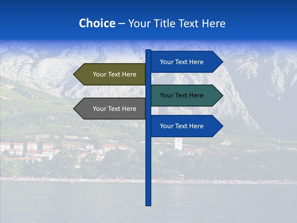 Dalmatia Kirk Mountain PowerPoint Template