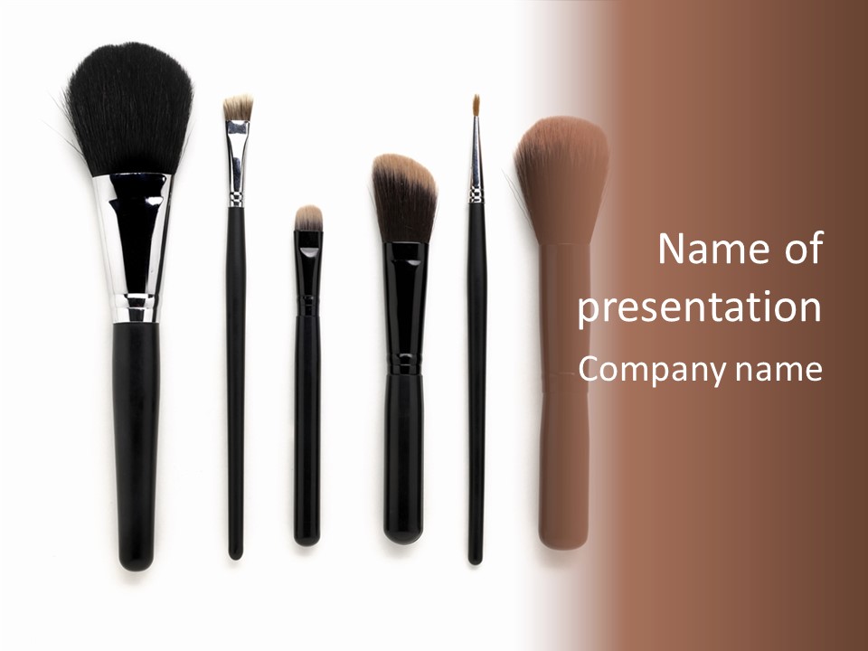 Stage Work Make Up PowerPoint Template