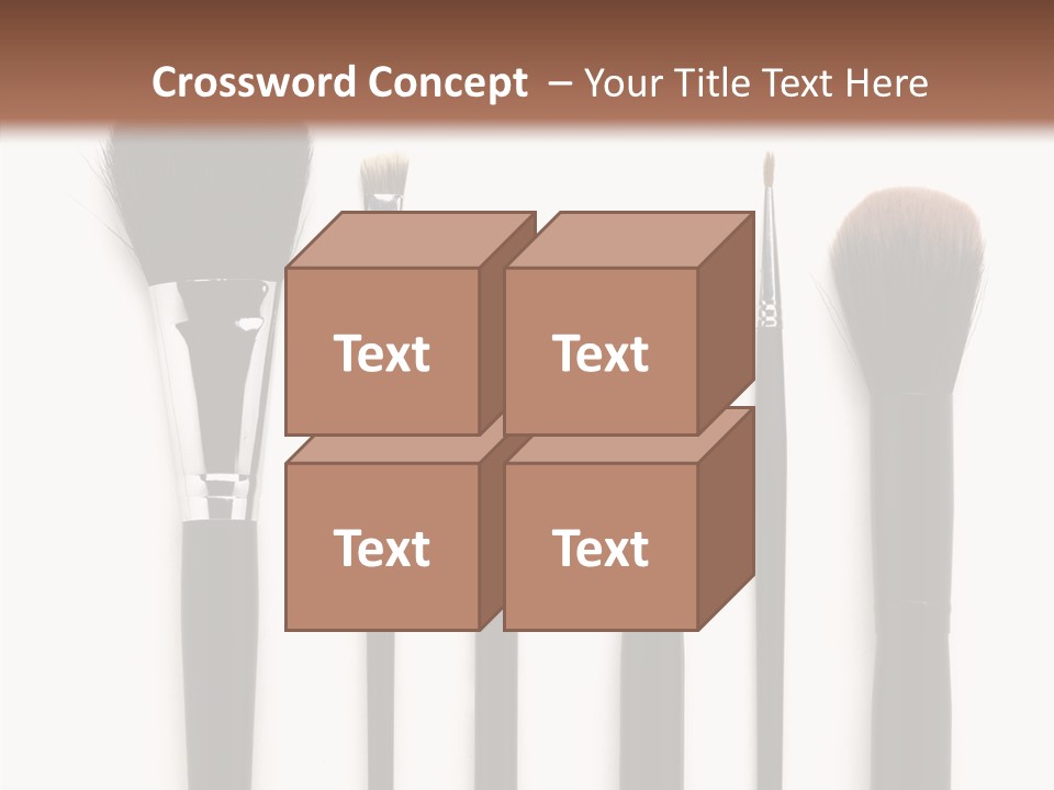 Stage Work Make Up PowerPoint Template