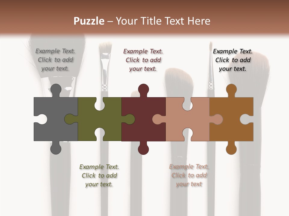 Stage Work Make Up PowerPoint Template