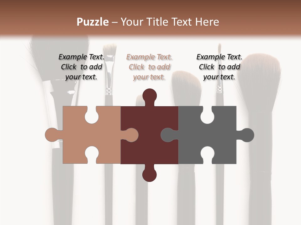 Stage Work Make Up PowerPoint Template