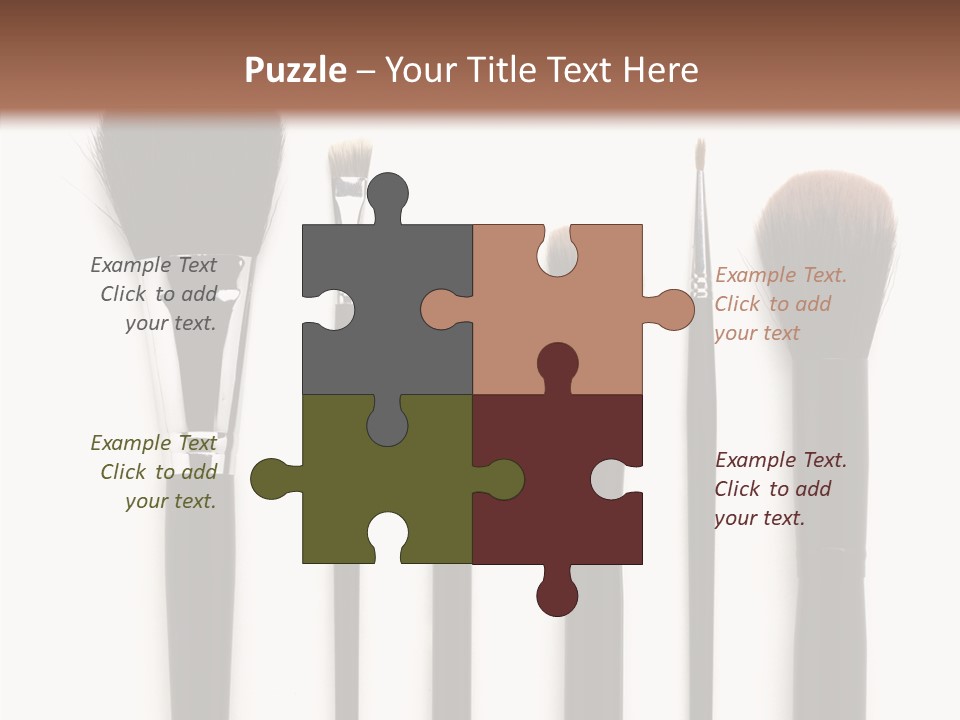 Stage Work Make Up PowerPoint Template