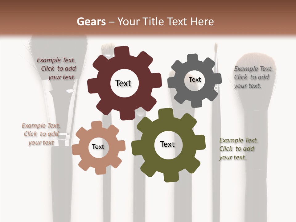 Stage Work Make Up PowerPoint Template
