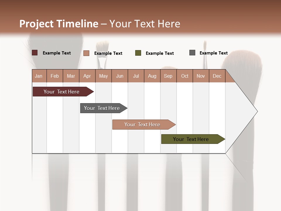 Stage Work Make Up PowerPoint Template