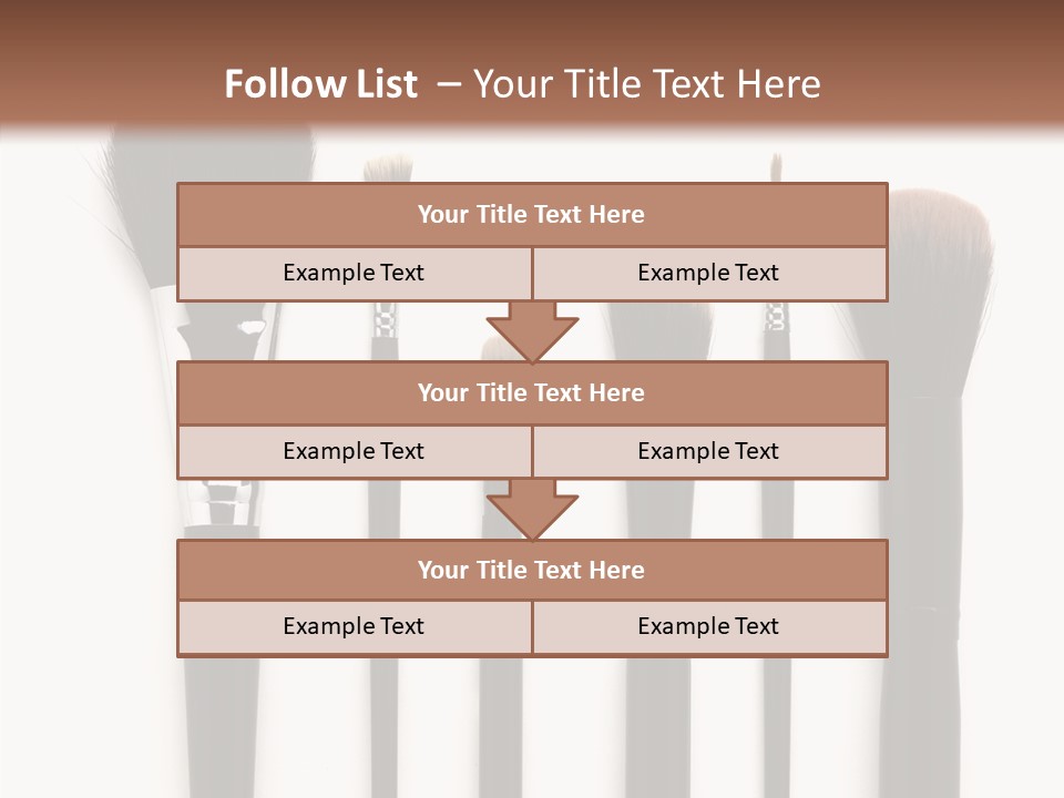 Stage Work Make Up PowerPoint Template