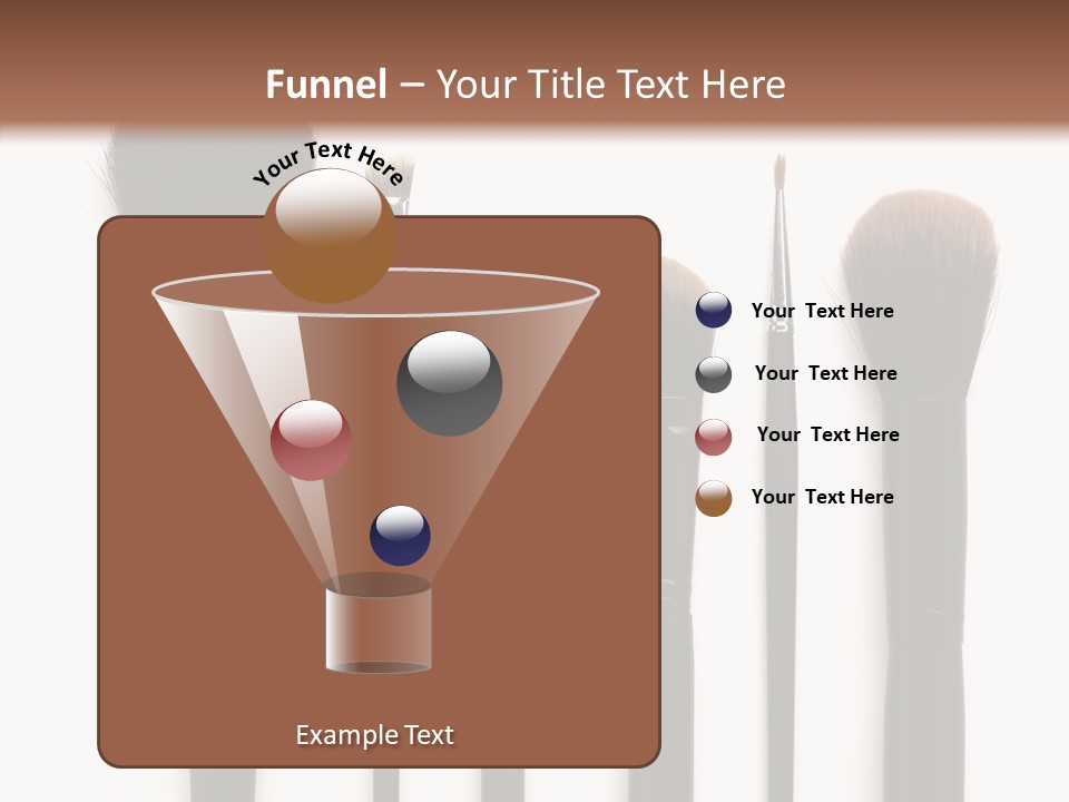 Stage Work Make Up PowerPoint Template