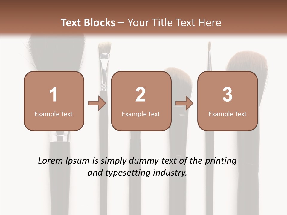 Stage Work Make Up PowerPoint Template