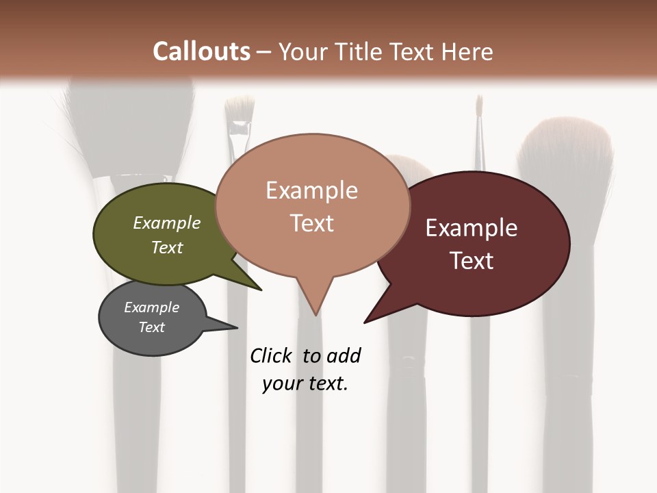 Stage Work Make Up PowerPoint Template