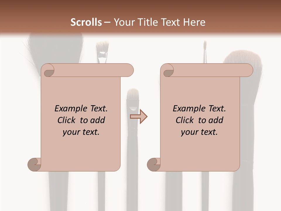 Stage Work Make Up PowerPoint Template