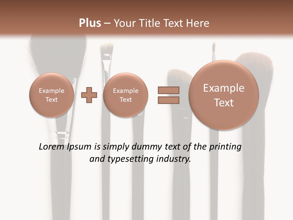 Stage Work Make Up PowerPoint Template