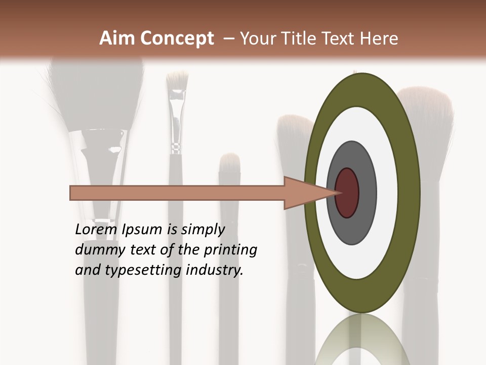 Stage Work Make Up PowerPoint Template