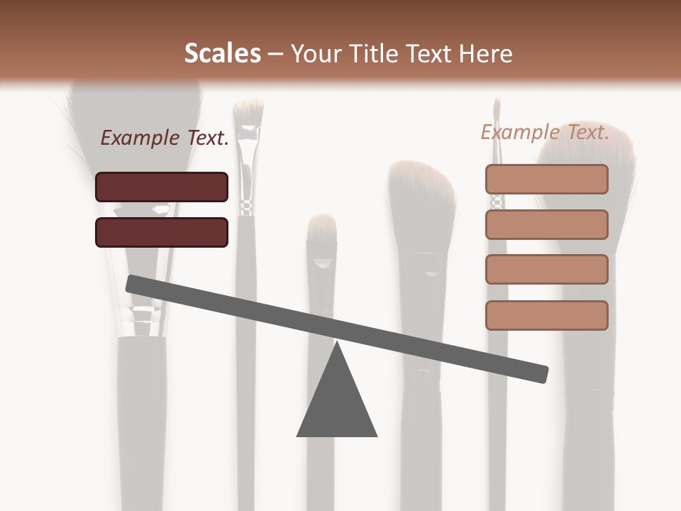 Stage Work Make Up PowerPoint Template