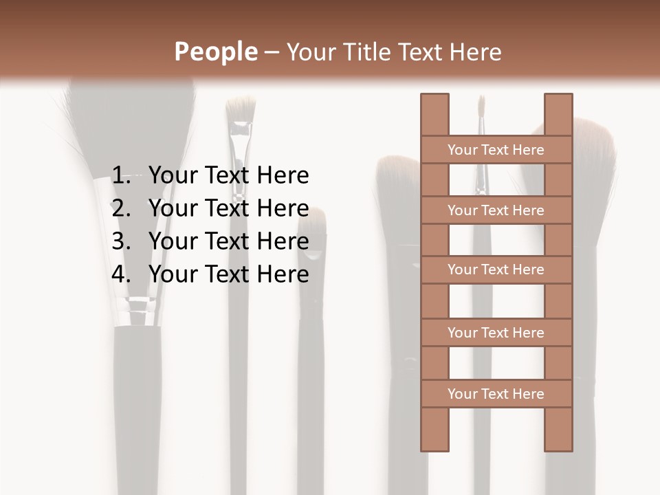 Stage Work Make Up PowerPoint Template