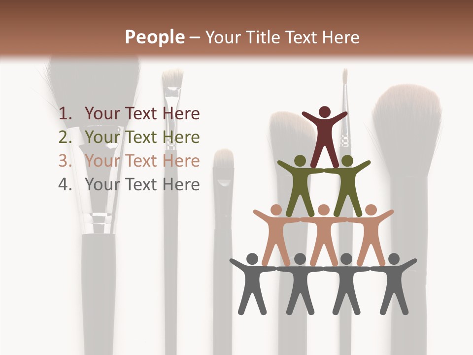 Stage Work Make Up PowerPoint Template