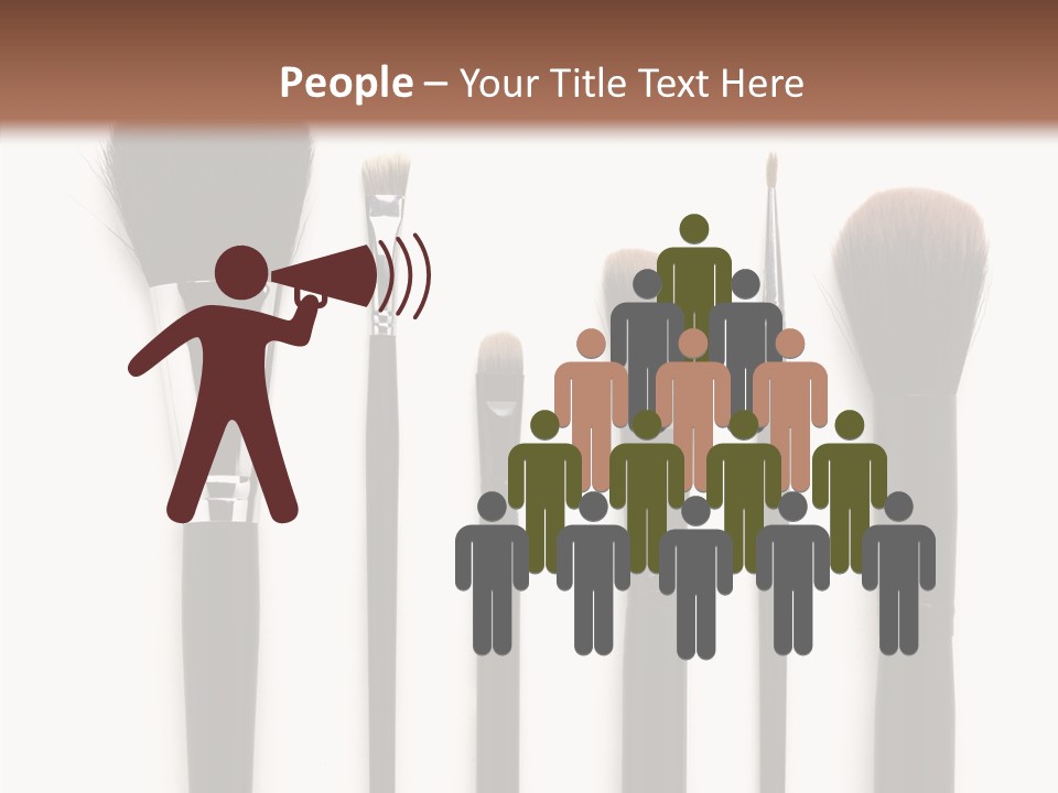 Stage Work Make Up PowerPoint Template