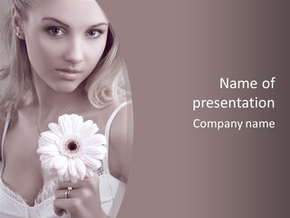 Medicine Shoulders Flower PowerPoint Template